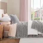 UGG Adalee Faux Fur Full/Queen Blanket, Double-Sided Fluffy Blanket, Cozy - Image 4