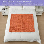 Bigacogo Chunky Knit Throw Blanket - Image 5