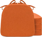 Sunsleek Chair Cushions for Dining Chairs D-Shaped Seat Cushions Chair Pads