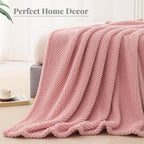 Whale Flotilla King Size Fuzzy Fleece Blanket - Image 7