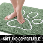 Smiry Dog Door Mat for Muddy Paws, Absorbent Dirt Trapper Non Slip Quick Dry - Image 4