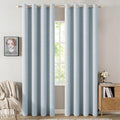 MIULEE 100% Blackout Linen Textured Curtains by MIULEE