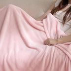 Bedsure GentleSoft Pink Fleece Throw Blanket - Image 4