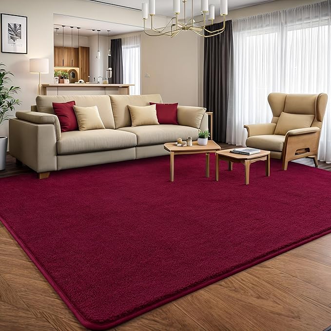 AROGAN Modern Shag Area Rug, 6x9 Feet Washable Bedroom Carpet, Plush Memory - Image 5