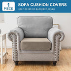 Couch Cover Stretch Velvet Sofa Cushion Cover 1-Piece - Image 3