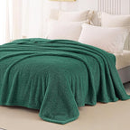 Whale Flotilla Queen Size Fuzzy Fleece Blanket - Image 4