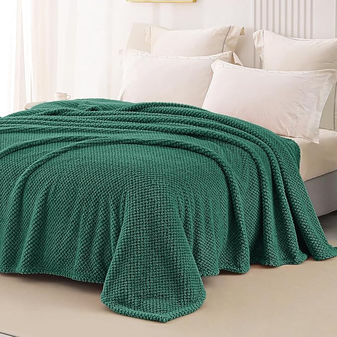 Whale Flotilla Twin Size Fuzzy Fleece Blanket - Image 4