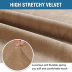 H.VERSAILTEX Stretch Velvet Sofa Covers Large Couch Covers Sofa Slipcovers - Image 3
