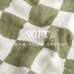 EXQ Home Checkered Throw Blanket, Knitted Blanket - Image 7