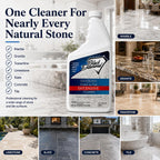 Stone & Tile Intensive Cleaner for Travertine & Natural Stone, 1-Quart