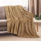 TOONOW Fleece Bed Blanket Queen Size 90x90 inches, Super Soft Fluffy Fuzzy - Image 3