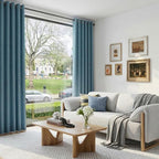 100% Blackout Shield Linen Blackout Curtains - Image 5