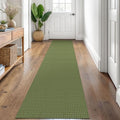 KOZYFLY Runners for Hallways 2x8 ft Washable Kitchen Runner Non Slip Rubber by KOZYFLY