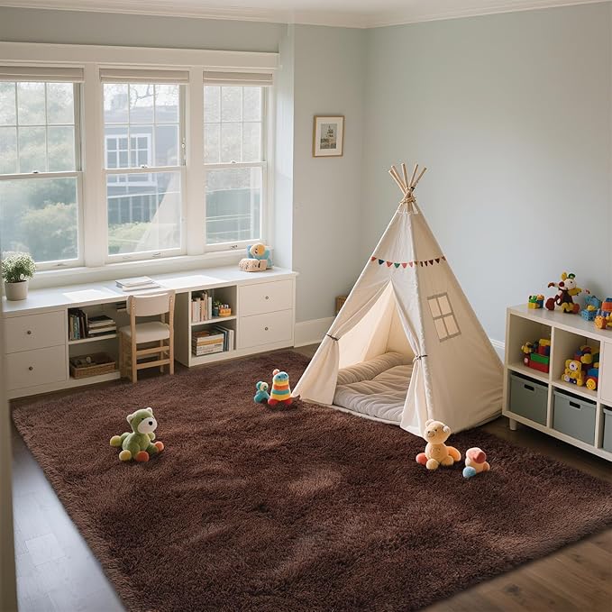 9X12 Large Area Rugs for Living Room Bedroom, Big Shag Rug for Bedroom Dorm - Image 5