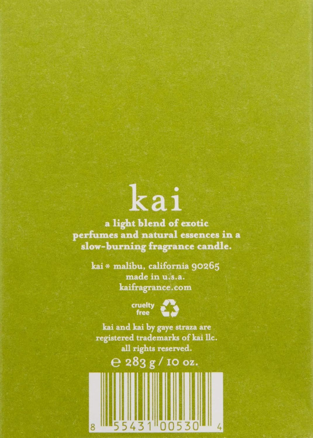 kai Fragrance Candle, Skylight - 40 Hour Burn time, Soy and Coconut Wax, Scented with the Signature kai Fragrance, Vegan, Cruelty rree, Made in the USA