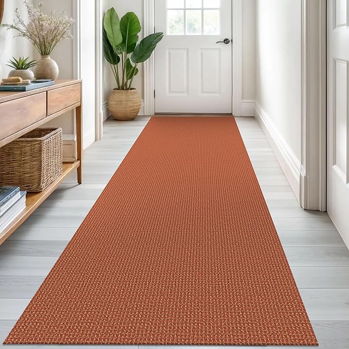 KOZYFLY Runners for Hallways 3x8 ft Washable Kitchen Runner Non Slip Rubber by KOZYFLY