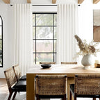 Nanspring Neutral Linen Curtains 96 Inches Long - Image 8