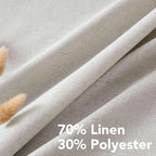H.VERSAILTEX Living Room Linen Curtains - Image 4