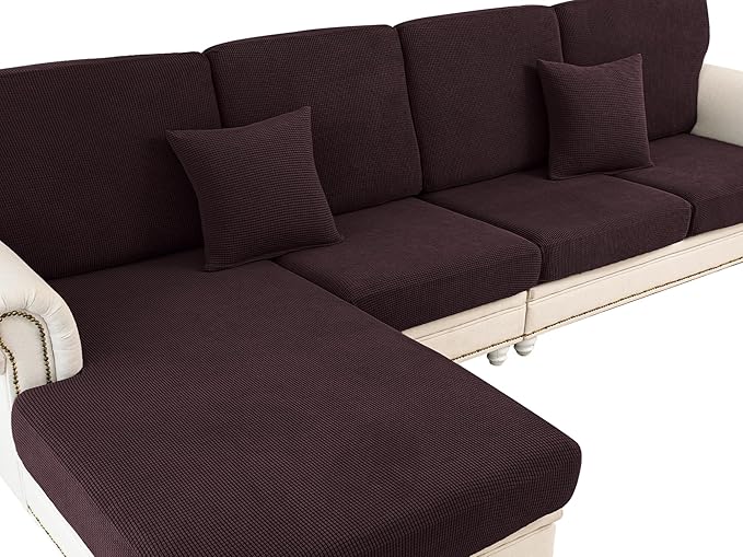 Couch Cushion Covers Seat Cushion Cover Stretch Couch Cover Separate Sectional by LA+MEACK