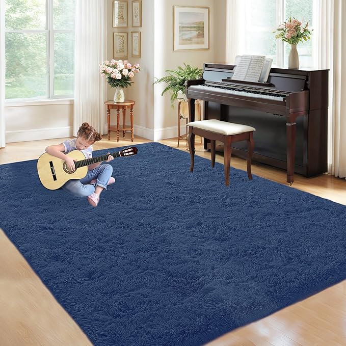 5x7 Area Rug for Living Room: Fluffy Shag Soft Washable Rugs Fuzzy Plush Indoor - Image 7