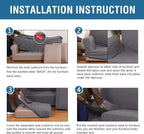 H.VERSAILTEX 4 Piece Stretch Sofa Covers - Image 7
