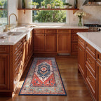 SERISSA 2x4 Boho Rugs for Entryway, Washable Non-Slip Kitchen Runner Rug - Image 3