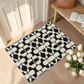Latte&Fog 2x3 Entryway Rug, Small Modern Abstract Door Mat Samll Rug, Washable by LatteFog