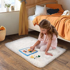 Small Area Rug, 2x3 Rug for Bedroom Shaggy Throw Rugs for Dorm Rug, Soft Shag - Image 3