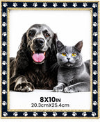 Dog Picture Frame - 5x7 Metal Cute Picture Frames,Pet Memorial Gifts for Dogs Perfect for Home Decor, Office Desk & Gifting to Pet Lovers