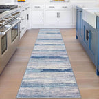 KOZYFLY Modern Abstract Hallway Runner Rug, 2x8 Washable Rug Runner Non-Slip - Image 3