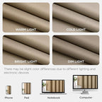 Joydeco Blackout Patio Sliding Door Curtains 84 Inches Long, Grommet Privacy - Image 8