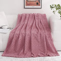 Dusty Pink Throw Blanket 50"×60" inches Gifts by Puncuntex