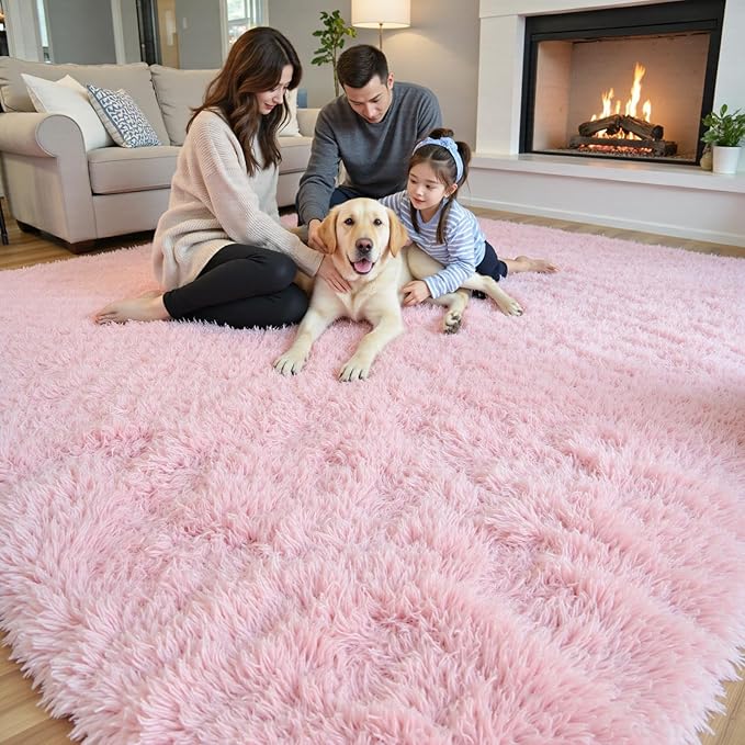 Rugs for Living Room 5x8, Alfombras para Salas Fluffy Shag Large Fuzzy Plush - Image 6