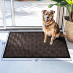 Mibao Front Door Mat, Heavy Duty Durable Welcome Mat - Image 2