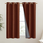 NICETOWN 100% Absolutely Blackout Linen Curtains - Image 2