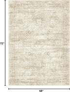 4x6 Area Rugs for Living Room, Vintage Washable Rugs for Dining Room, Home - Image 2
