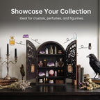 Crystal Display Shelf, Trinket Shelf, Gothic Decorative Wall Shelves