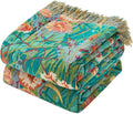 MSGKV Boho Throw Blanket 50"x60" Floral Blankets by MSGKVHomeTextiles