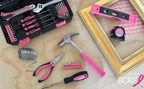 Apollo Tools 39 Piece General Household Tool Set, Pink DT9711P
