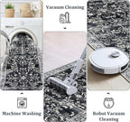 Yamaziot Washable Runner Rug 2x8 – Non Slip Boho Floral Hallway Runner Rug - Image 5