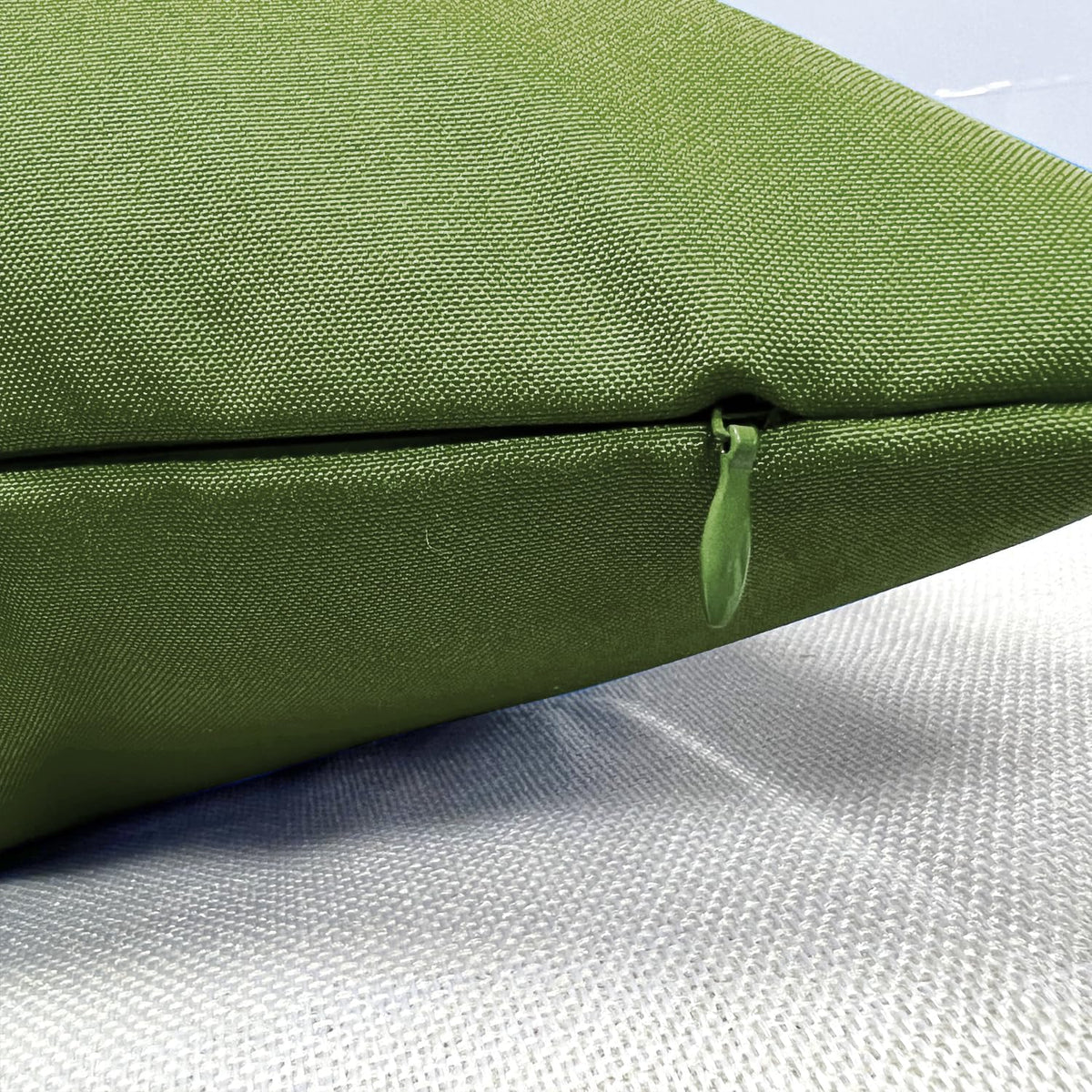 VAKADO Outdoor Waterproof Throw Pillow Covers 18X18 Set of 2 Decorative Army Green Patio Furniture Cushion Cases Outside Decor for Couch Garden Bench Porch