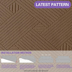 ZNSAYOTX Super Stretch Sofa Cover, New Striped Sofa Covers Fitted Slipcovers - Image 5