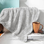 Exclusivo Mezcla Plush Fuzzy Fleece Bed Blanket Queen Size, Super Soft - Image 5