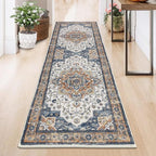 HEBE Hallway Runner Rug 2'x6' Washable Vintage Distressed Area Rugs Non Slip - Image 8