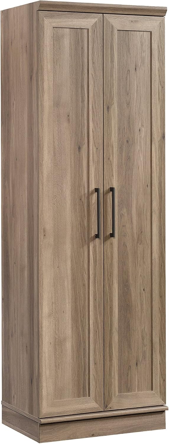Sauder HomePlus Storage Cabinet/ pantry cabinets, Salt Oak finish