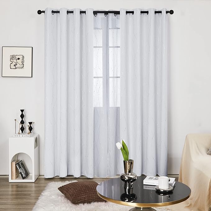Deconovo Room Darkening Curtains - Image 2