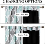 Beauoop 100% Blackout Curtains 96 Inches Long 2 Panels - Image 2