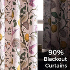 Topfinel Pink Blackout Window Curtains 72 Inch Length 2 Panels - Image 3