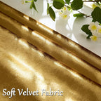 GIGIZAZA Gold Velvet Decorative Throw Pillow Covers, 18x18 Pillow Covers - Image 3