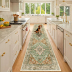 Area Rugs 2'x10' Runner Rug Non Slip Washable by RELEANY